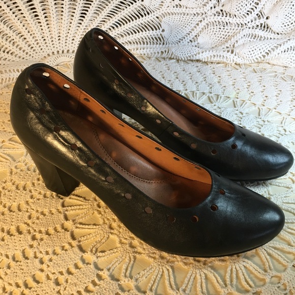 Pumps Gentle Souls 9 Leather Black - Picture 2 of 7